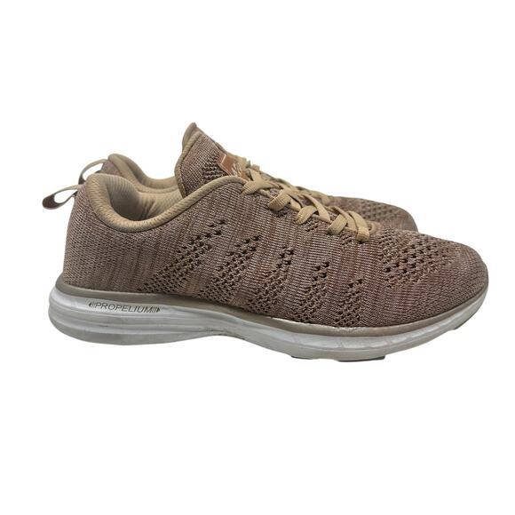 APL Athletic Propulsion Labs Techloom Pro Sneakers Melange Knit Rose Gold Size 8 - Picture 7 of 12